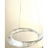 Lampadario a sospensione oro cristallo led collezione strauss