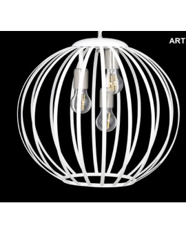 Lampadario a sospensione design 3 luci nero oro collezione elica