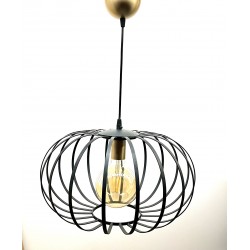 Lampada a sospensione stile industrial collezione elica linea mongolfiera