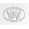 Lampadario led moderno design bianco