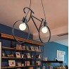 Lampadario design moderno bici nera