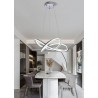 Lampadario a sospensione design led minimal nastro