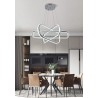 Lampadario a sospensione design led minimal trilogi