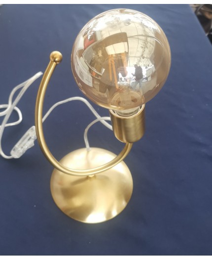 Lampada da comodino stile impero classica oro