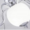 Lampadario a sospensione cromo 3 luci collezione maxima