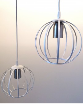 Lampadario a sospensione 3 luci bianco collezione elica