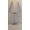 Lampada da comodino con paralume collezione lente dea