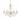 Lampadario a sospensione stile classico elegante in vetro sei luci oro