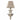 Lampada da parete applique stile Shabby in metallo e legno una luce