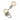 Lampada da parete applique design minimal in metallo con lampadine led collezione Flora