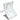 Lampada per comodino abat-jour per camera da letto design minimal essenziale vetro tortora bianco grigio collezione jolly
