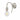 Lampada da parete applique design slim in metallo con lampadina led collezione Flora