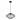 Lampadario a sospensione in metallo nero stile industrial minimal collezione Elica