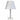 Lampada per comodino design moderno elegante in vetro con paralume a scelta