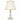 Lampada per comodino design elegante cristallo oro con paralume a scelta