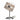 Lampada per comodino design elegante in vetro moderna bicolore bianco tortora collezione Jolly