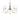 Lampadario a sospensione design elegante in metallo bronzato 5 luci