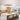 Lampadario a sospensione design lineare con vetro soffiato 5 luci collezione Flora
