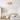 Lampada da soffitto plafoniera in metallo design moderno cinque luci bianco tortora collezione Elica